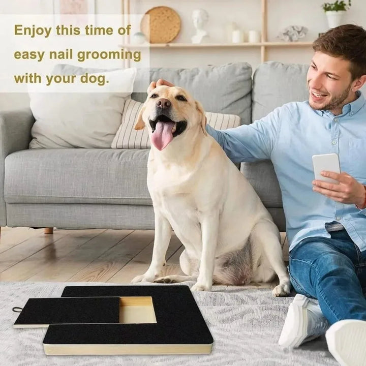 PawTrim™ Scratch Board 🐶✨  - Easy Nail Care with Treat Rewards