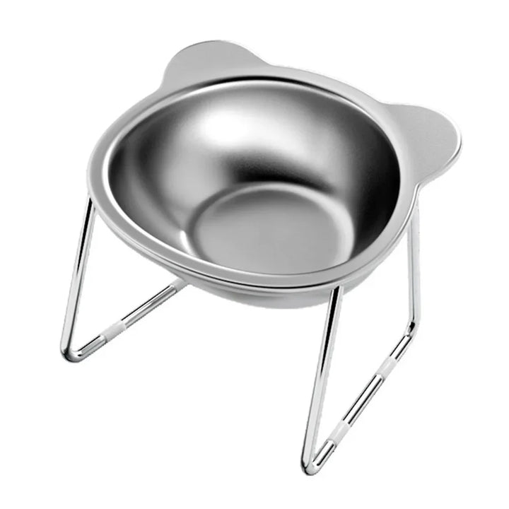 Elevated Cat Bowl 15° for Healthy Feeding