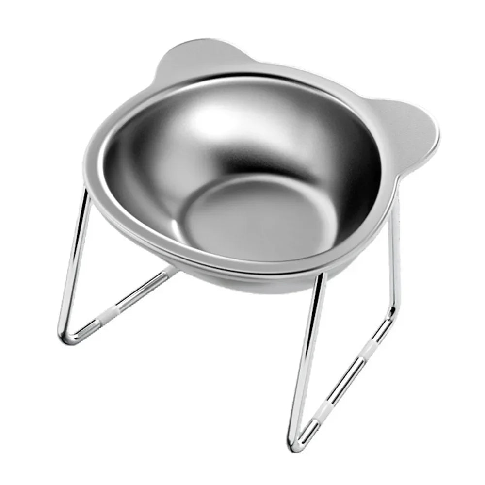 Elevated Cat Bowl 15° for Healthy Feeding