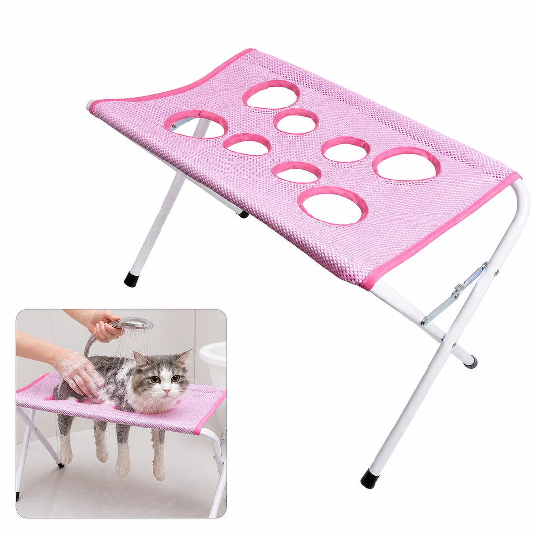 Paw Hammock Bath Stand 🐾🛁 - Stress-Free Pet Bathing