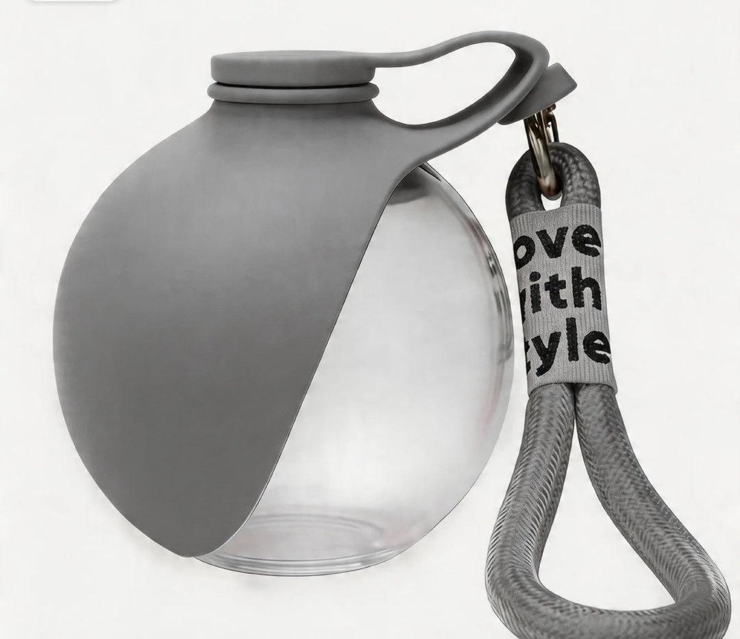 Water Bottle 🐶💧 - Drink & Bowl in One