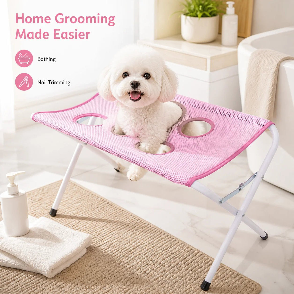 Paw Hammock Bath Stand