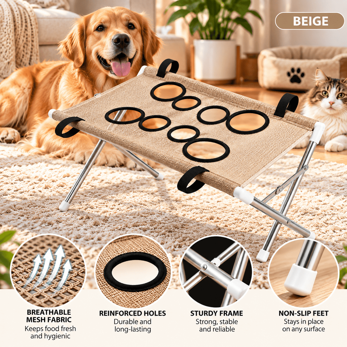 Paw Hammock Bath Stand