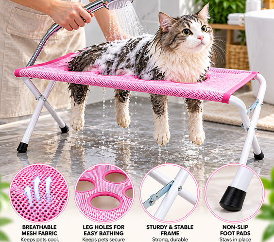 Paw Hammock Bath Stand