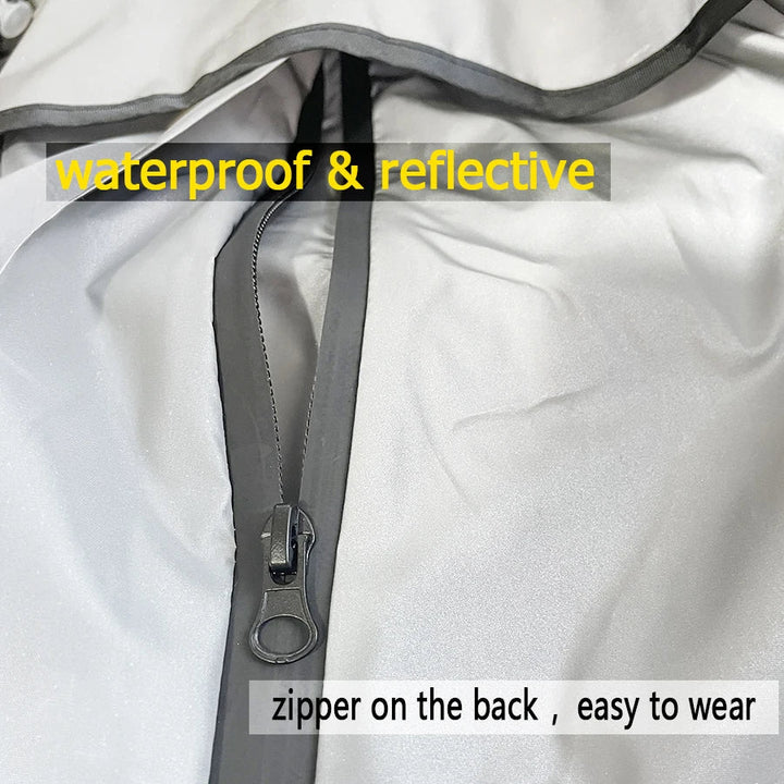 Reflective All-weather Waterproof Dog Rain Coat