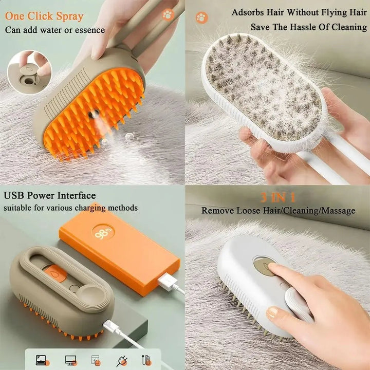 Steam Pet Brush
